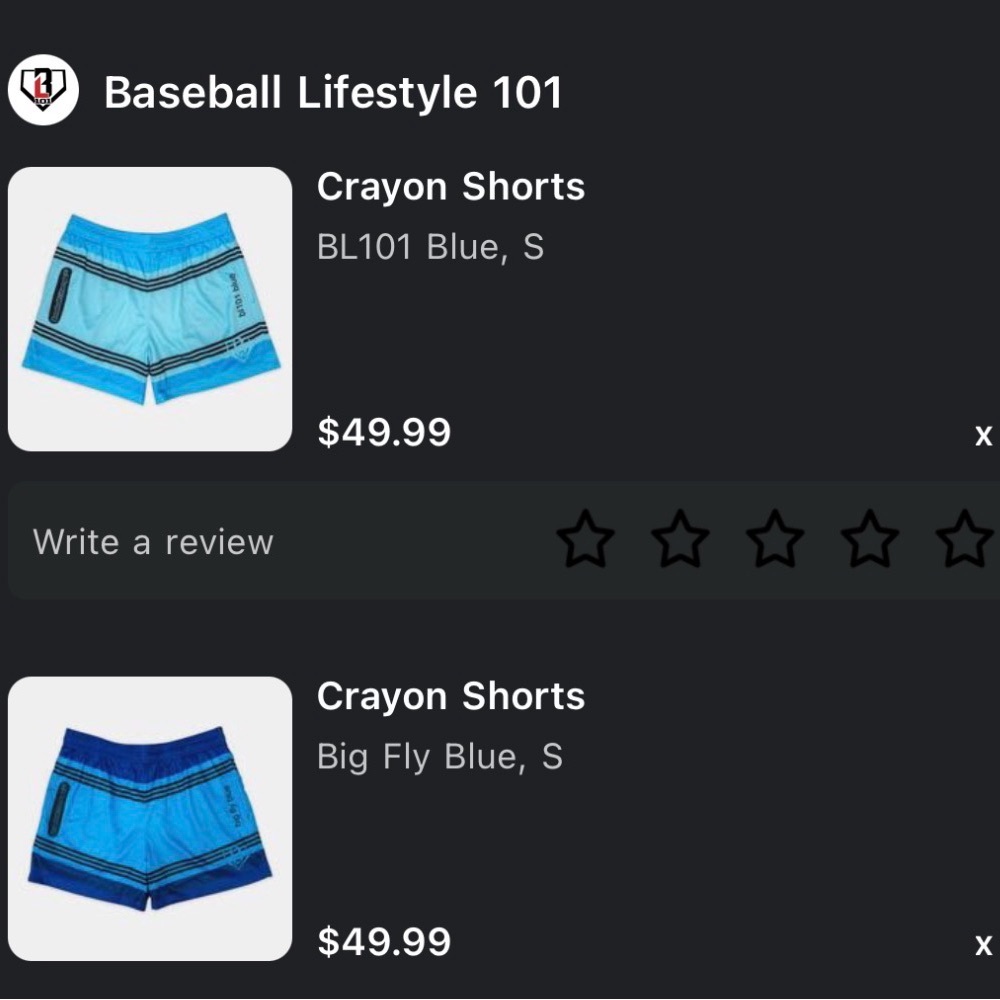 2 pairs baseball lifestyle shorts!